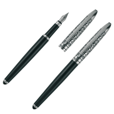 Logotrade promotional merchandise picture of: Writing set ballpoint pen & fountain pen JACQUES Pierre Cardin