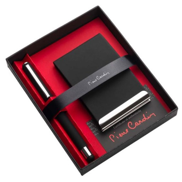 Logo trade corporate gifts picture of: Set cardholder & roller CONCORDE Pierre Cardin