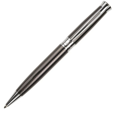 Logo trade business gifts image of: Metal set of ballpoint pen and roller ROI