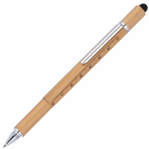 Logo trade promotional merchandise picture of: 6in1 multifunctional pen COIMBRA