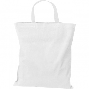 Logotrade promotional item image of: Cotton bag with short handles BREGENZ