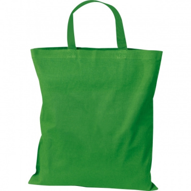 Logo trade promotional products picture of: Cotton bag with short handles BREGENZ