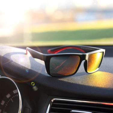 Logo trade advertising product photo of: Sunglasses IRAVADI Schwarzwolf