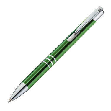 Logo trade promotional giveaway photo of: Metal ballpen ASCOT