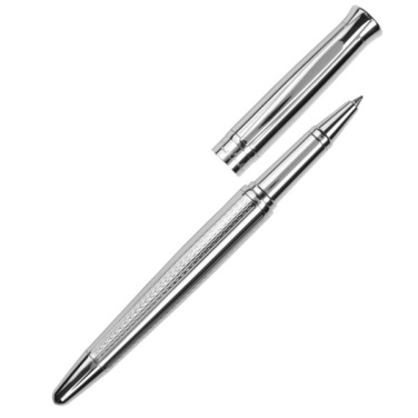 Logo trade promotional merchandise image of: Metal roller pen ROI