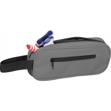 Logo trade promotional gifts picture of: Toiletry bag RPET NEUCHATEL