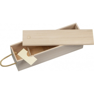 Logo trade promotional item photo of: Wine box DAVENPORT