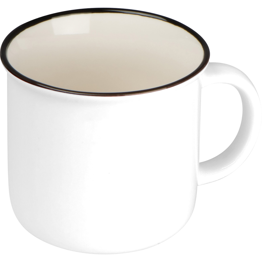 Logo trade promotional item photo of: Ceramic mug TRAPANI 350 ml