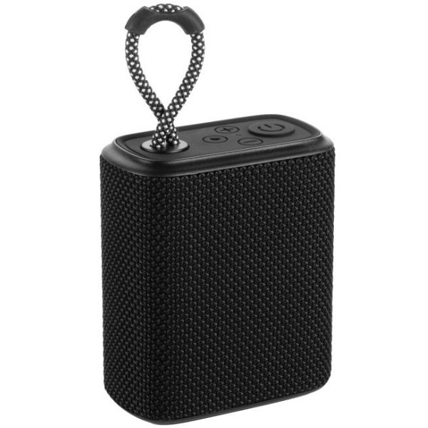 Logo trade business gift photo of: Waterproof bluetooth speaker HARDEOL Schwarzwolf