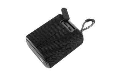 Logotrade promotional merchandise photo of: Waterproof bluetooth speaker HARDEOL Schwarzwolf