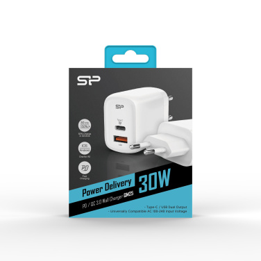 Logo trade promotional gifts image of: SILICON POWER fast charger QM25