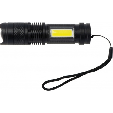 Logo trade promotional gift photo of: Rechargeable flashlight AARHUS