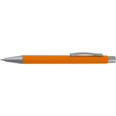 Logo trade promotional gifts picture of: Mechanical pencil soft touch ANCONA