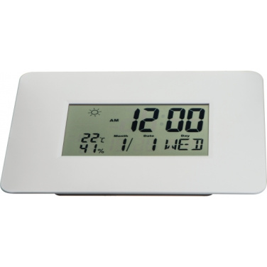 Logo trade promotional merchandise image of: Wall clock BELGRADE