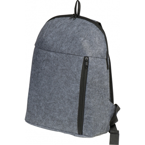 Logo trade business gifts image of: RPET Backpack Davos