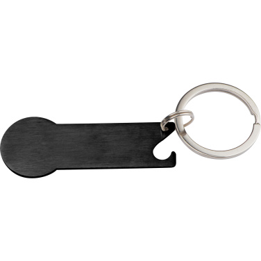 Logotrade promotional merchandise image of: Keyring with shopping cart chip STICKIT