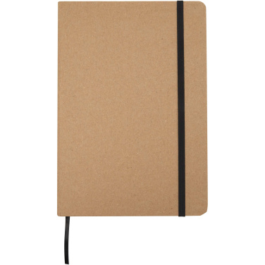 Logotrade promotional item picture of: Holm A5 stone paper hard cover notebook with lined pages