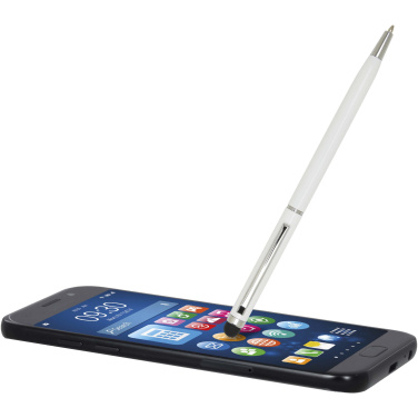 Logo trade promotional item photo of: Ore aluminium ballpoint pen with stylus
