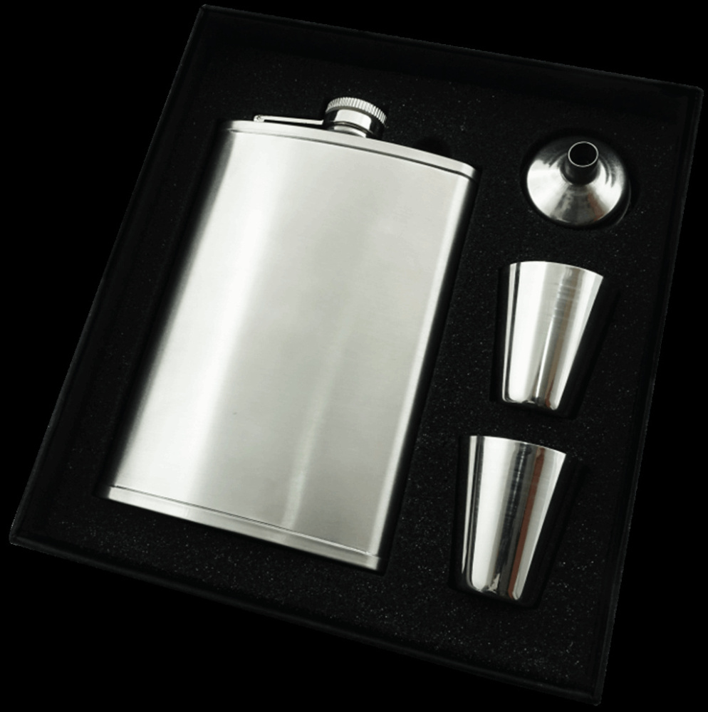 Logotrade business gift image of: Hip flask Set 92203600