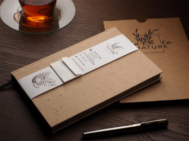 Logotrade promotional giveaway image of: Recycled Coconut Notebook 209734100