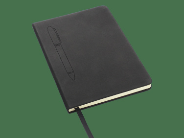 Logotrade promotional product picture of: Magnetic notebook with a pen 124715100