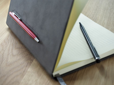 Logo trade advertising products picture of: Magnetic notebook with a pen 124715100