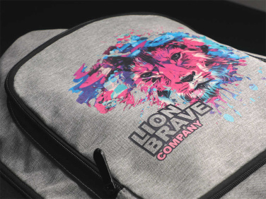 Logo trade promotional giveaways picture of: Drawstring backpack 123210500