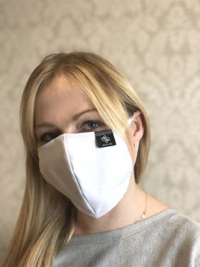 Logo trade promotional items image of: BLACK-BLACK cotton face mask 140116500