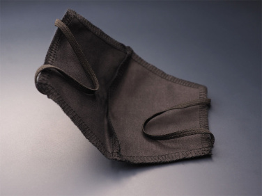 Logotrade corporate gift picture of: BLACK-BLACK cotton face mask 140116500