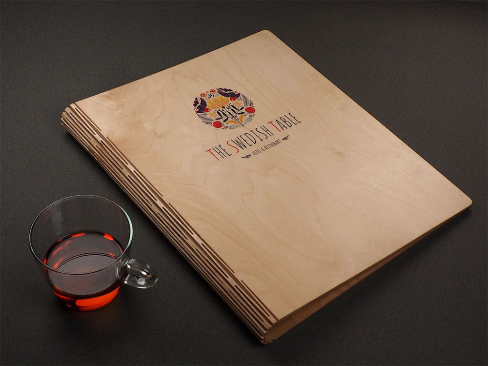 Logo trade corporate gift photo of: Menu cover 1106121