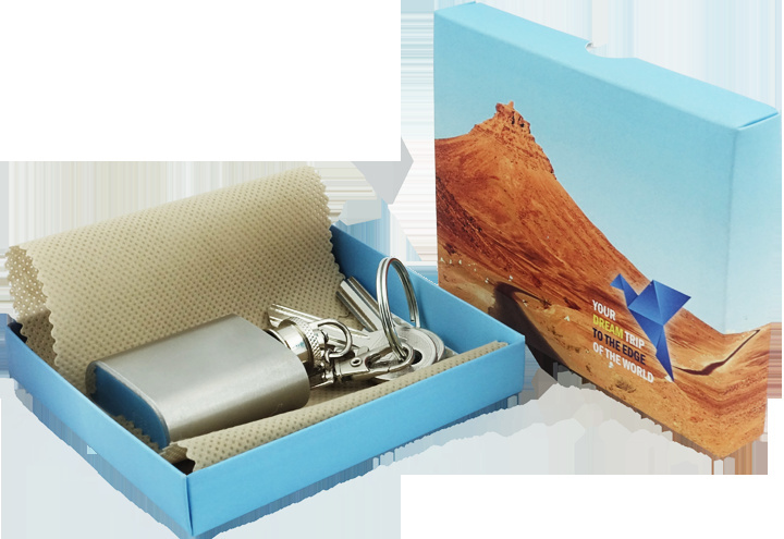Logo trade promotional items image of: Box (20x10,5x3,5cm) 984117