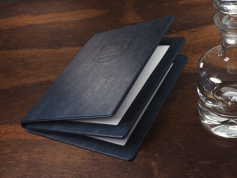 Logo trade promotional items image of: Menu cover 1065327
