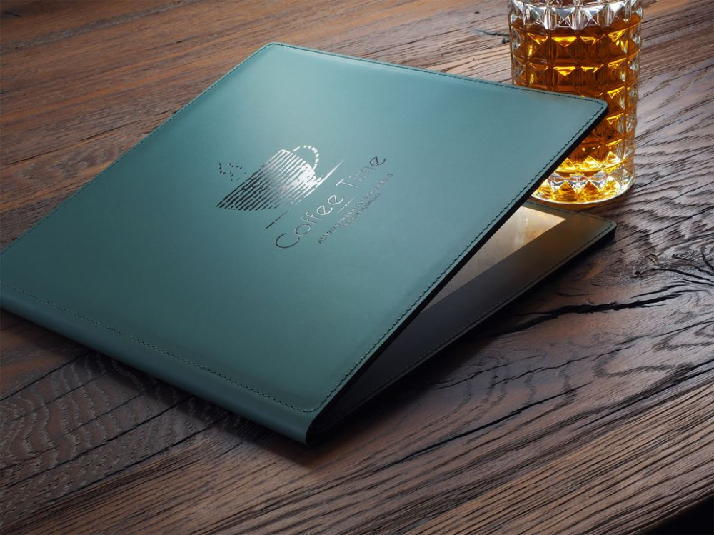 Logo trade promotional giveaways picture of: Menu cover Fine Dining 1060094
