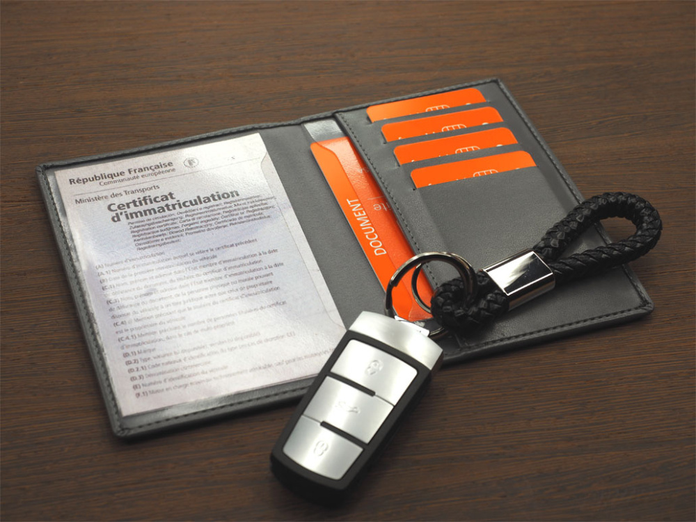 Logo trade business gifts image of: Document wallet 1255119