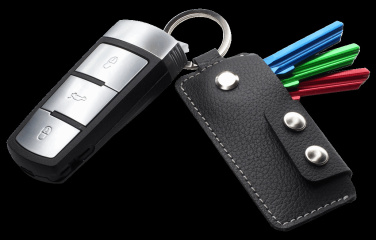 Logo trade promotional merchandise image of: Keyring 1276157