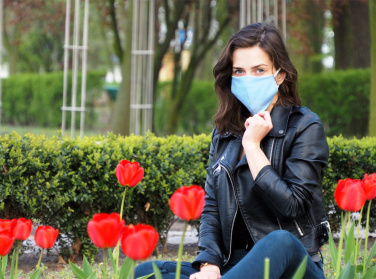 Logo trade promotional giveaways picture of: VENUS PRO cotton face mask with a pocket an HEPA filter 1378165