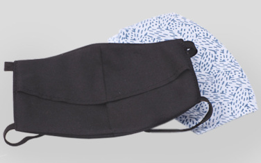 Logotrade promotional item image of: VENUS PRO cotton face mask with a pocket an HEPA filter 1378165