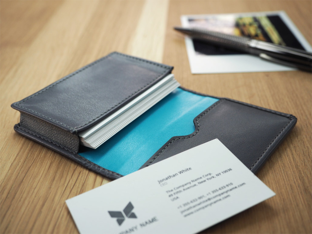 Logotrade promotional gift image of: Business card holder 227119