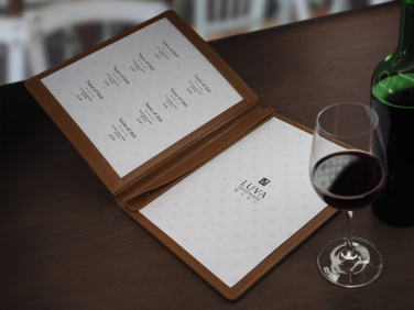 Logo trade business gift photo of: Menu cover 1054119