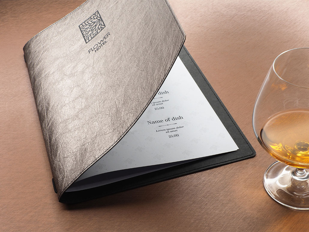 Logo trade promotional merchandise photo of: Menu cover Ambiente 1181265
