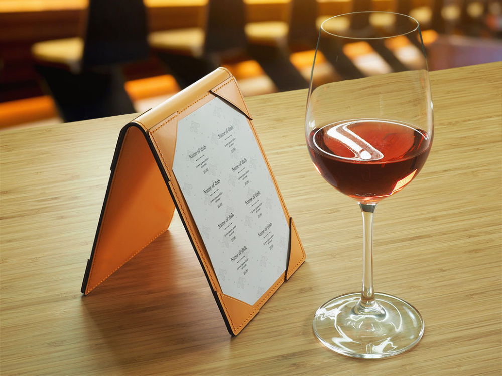 Logo trade business gift photo of: Promo menu 1604094