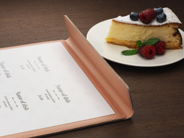 Logo trade corporate gifts picture of: Menu cover 1241281