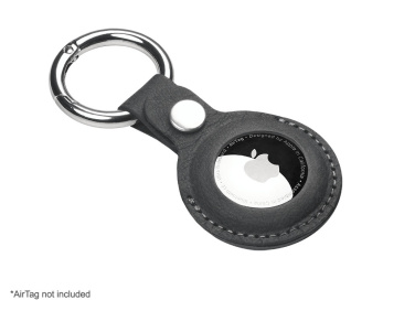 Logo trade promotional merchandise image of: Keyring with holder for AirTag 1914106
