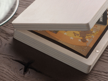 Logo trade promotional items image of: Wooden bill box 1816121