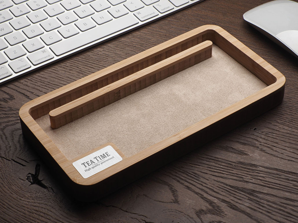 Logotrade promotional merchandise image of: Wooden desk organiser 1818292