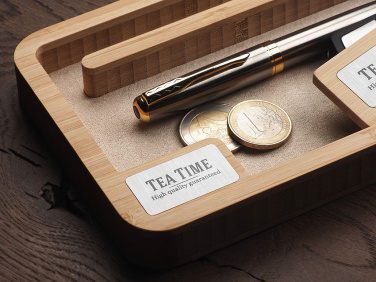 Logo trade promotional merchandise picture of: Wooden desk organiser 1818292