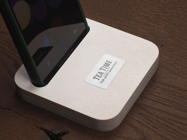 Logo trade business gift photo of: Wooden telephone stand 1848121
