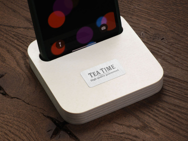 Logo trade promotional merchandise image of: Wooden telephone stand 1848121