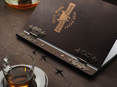 Logo trade business gifts image of: Menu cover 1862121