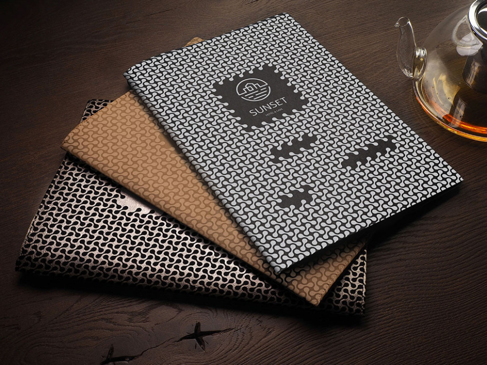 Logo trade business gift photo of: Menu cover Ambiente 1178298